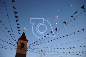 La Virgen de las Nieves estrena himno en el 75 aniversario de la Parroquia de Lomo Magullo (Foto TA)